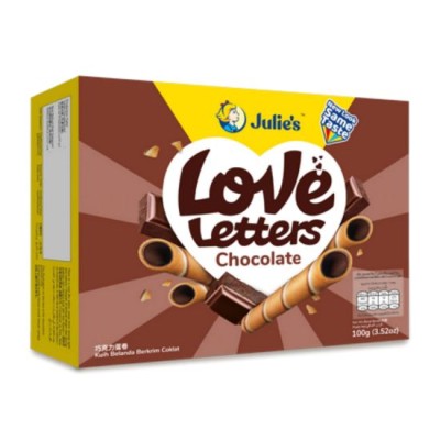 Julie's Love Letter Chocolate 100g