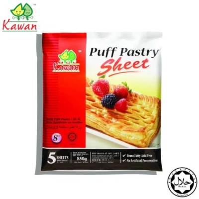 Kawan PUFF PASTRY SHEET 5 pieces 850g [KLANG VALLEY ONLY]