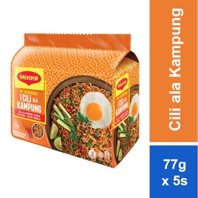 Maggi Mi Goreng Cili Ala Kampung 76g x 5's