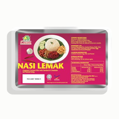 Nasi Lemak Biasa (235g) (18 Units Per Carton)