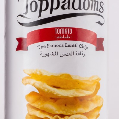 UNCLE SABA'SPOPPADOMS - 70G TOMATO (24 Units Per Carton)