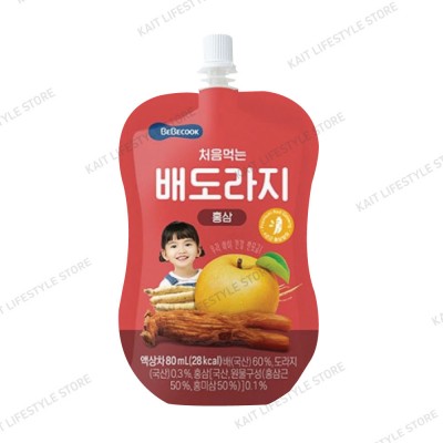 BEBECOOK Organic Drink [12~24 months] (100 ml) - Red Ginseng Bell Flower