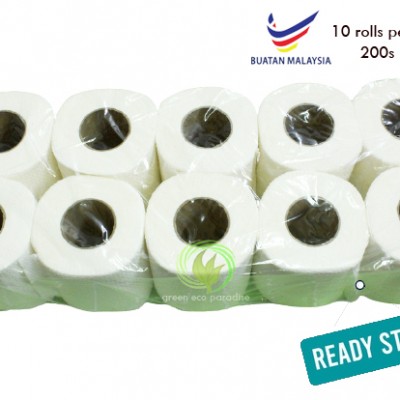 Economy Toilet Roll Paper 10 Rolls