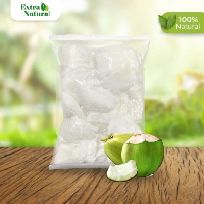 [Extra Natural] Frozen Pandan Coconut Flesh 1kg (20 unit per carton)