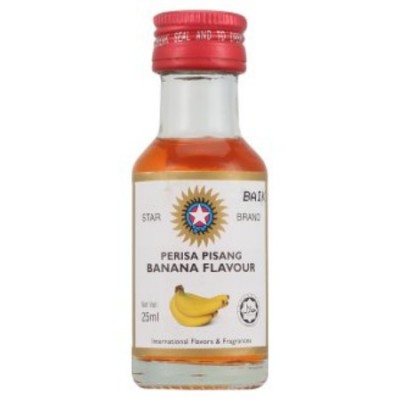 STAR BRAND Food Flavouring - Banana 25ml (12 Units Per Carton) [KLANG VALLEY ONLY]