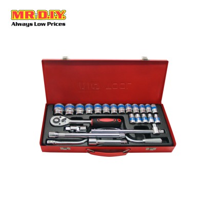 SOCKET WRENCH 1 2IN SET 24PCS 6203-1