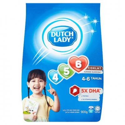 DutchLady 456 chocolate 850g x 12