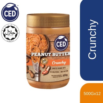 CED PEANUT BUTTER CRUNCHY (500Gx12)