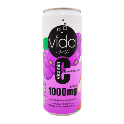 Vida C - Blackcurrant 325 ml x 24