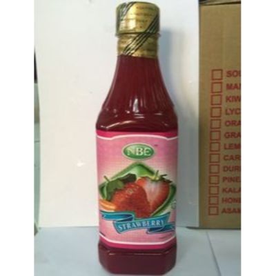 Concentrated Fruit Juice - Strawberry (1 Litre Per Unit)