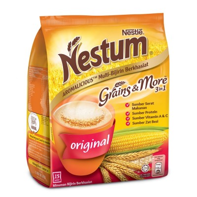 NESTUM CEREAL DRINK 3 IN 1 ORIGINAL 24 X 15 X 28G