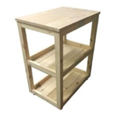 Wooden Storage Unit(Moveable)[H785mm*L609mm*W406mm] (10kg)