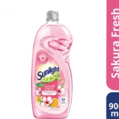 Sunlight Dishwash Liquid SAKURA FRESH 900ml [KLANG VALLEY ONLY]