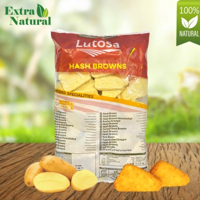 [Extra Natural] Lutosa Triangle Hash Brown 2.5kg (4 Units Per Carton)