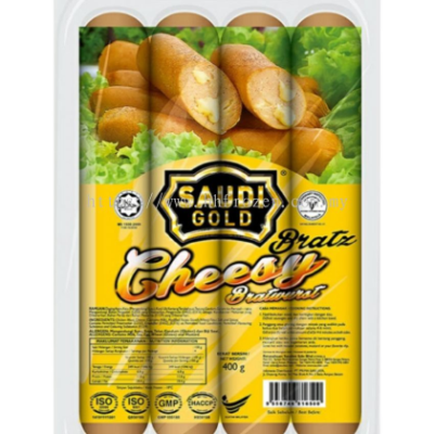 SAUDI GOLD CHICKEN CHEESY BRATWURST FRANK 1kg