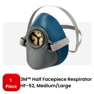 3M HF-52 HALF-FACEPIECE RESPIRATOR (MEDIUM or LARGE)