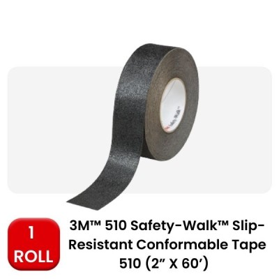 3M 510 SAFETY-WALK SLIP RESISTANT COMFORTABLE TAPE (2' X 60 YARD)