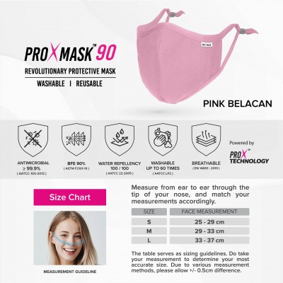 PROXMASK 90 Antimicrobial Reusable Face Mask - L Size