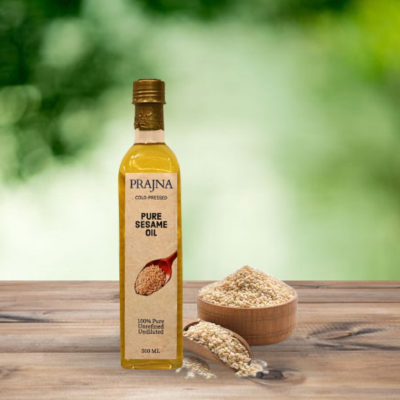 PRAJNA SESAME OIL COLD-PRESSED 500ml