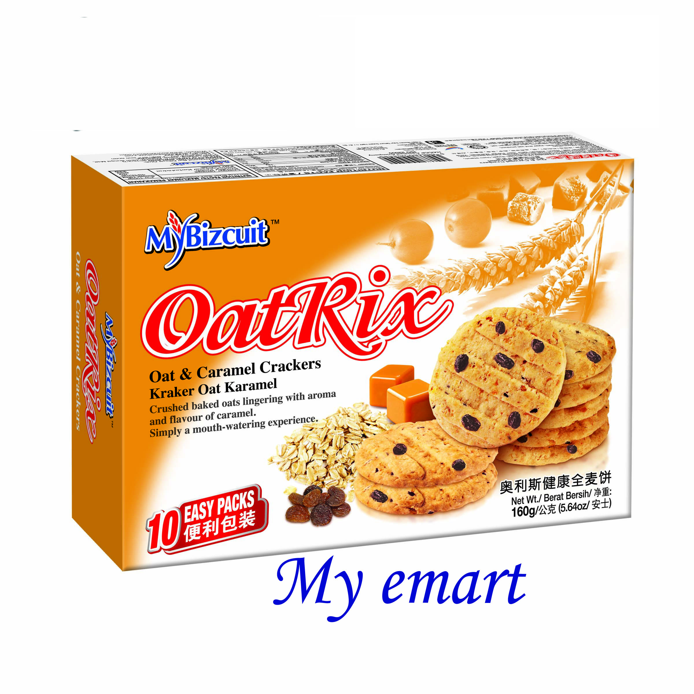 PBOX 05 OATRIX OAT& CARAMEL CRACKERS (160 g Per Unit)