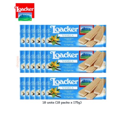 LOACKER Vanille 175g (18 Units Per Carton)