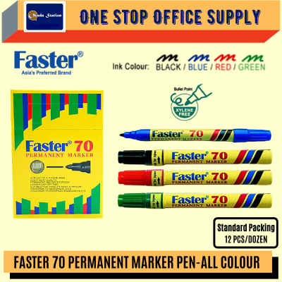 Faster 70 Permanent Marker - ( BLUE COLOUR )