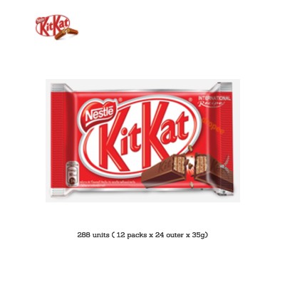 KIT KAT 4F Foilwrap 35g (288 Units Per Carton)