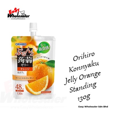 ORIHIRO KONNYAKU JELLY STANDING (ORANGE) 130G