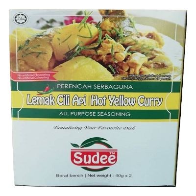 Sudee Masak Lemak Cili Api Spice Premixes 80g (48 Units Per Carton)