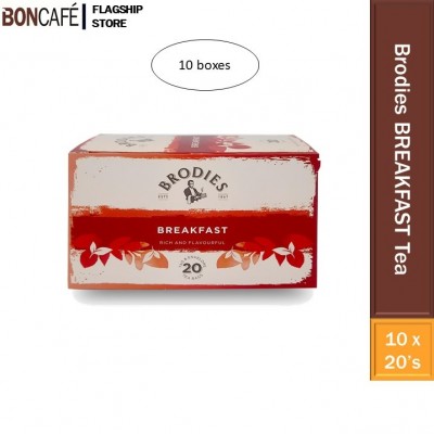 Brodies Breakfast Tea 10boxes (20's Each)