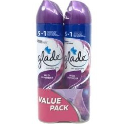 Glade Aerosol Wild Lavender (Twin Pack) 320ml X 2