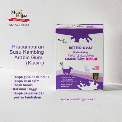 Susu Kambing Asli Munif Hijjaz Better Goat 500G