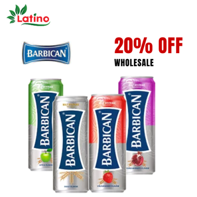 Barbican Can  (250ml x 6 Pieces) 1 Box -   Strawberry  [Pure Halal] - Minuman tenaga