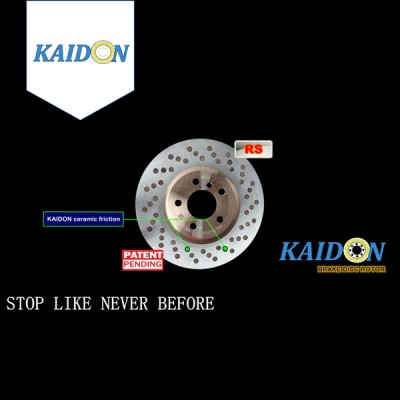 BMW 320i E90 disc brake rotor KAIDON (REAR) type "RS" spec