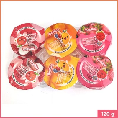 Besbite Pudding Assorted 6 x 120g