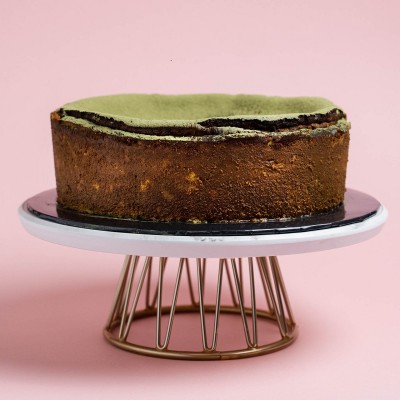 GREEN TEA BURNT CHEESECAKE 9 INCH (2KG)