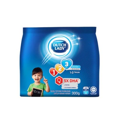 Dutch Lady 1-3 Milk Powder Plain 300g