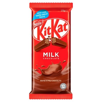 KIT KAT MILK CHOC BLOCK 170G (72 PER CARTON)