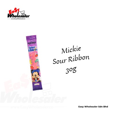 MICKEY SOUR RIBBON - STRAWBERRY