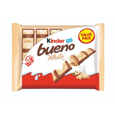 KINDER BUENO WHITE T(2x3)x11x4 FLOWPACK