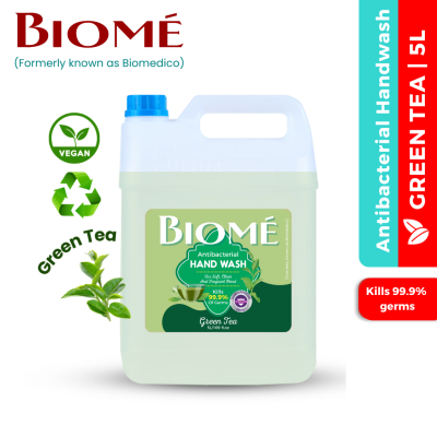 [Carton 4x5L] Biome Antibacterial Hand Wash - Green Tea