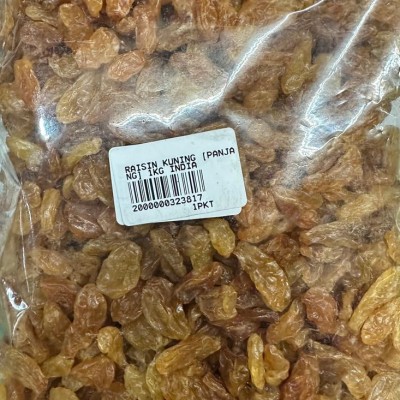 Raisin Kuning (Panjang) India 1Kg