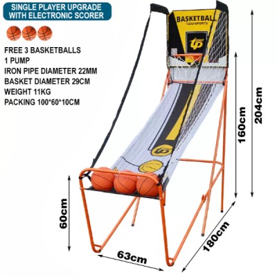 Indoor Basketball Shooting Machine - (Automatic Scoring) Single Player Version