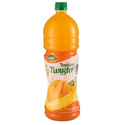 Tropicana Twister Orange Fruit Pulp 1L x 12