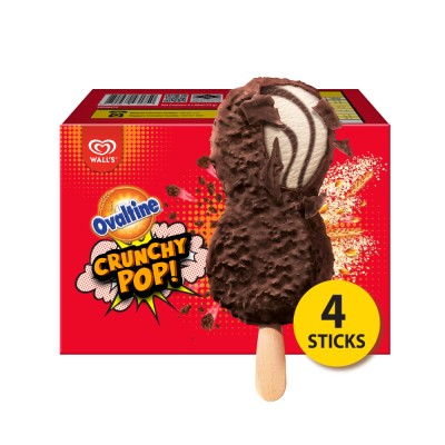 Ovaltine Crunchy Pop 90ml x 4's