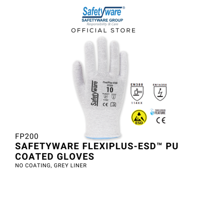 SAFETYWARE FLEXIPLUS-ESD GLOVES Sarung Tangan Kerja 1 pair [7|8|9|10]