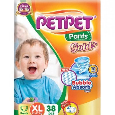 PETPET PANTS JUMBO PACK SIZE XL (ST) 4 x 38's