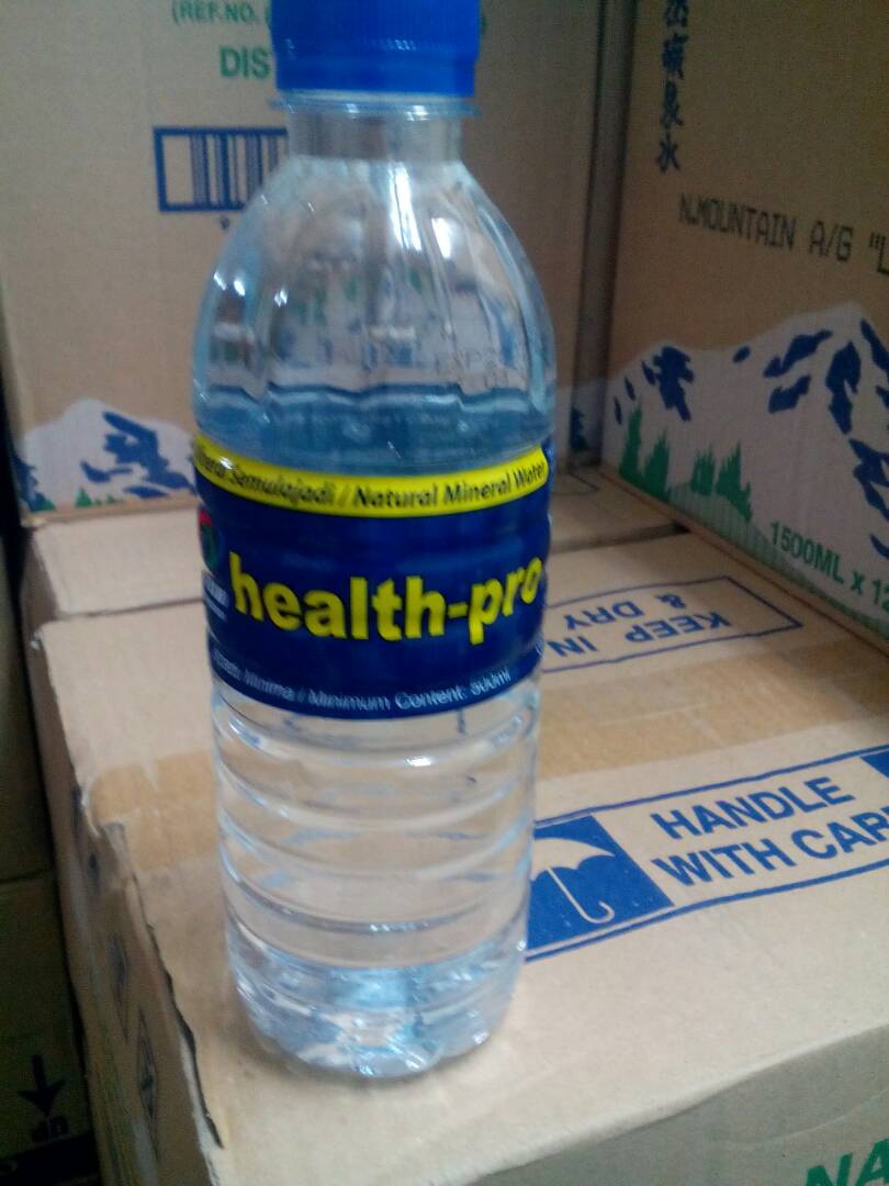 Mineral Water Pusrawi Health Pro 500ml (24 Units Per Carton)