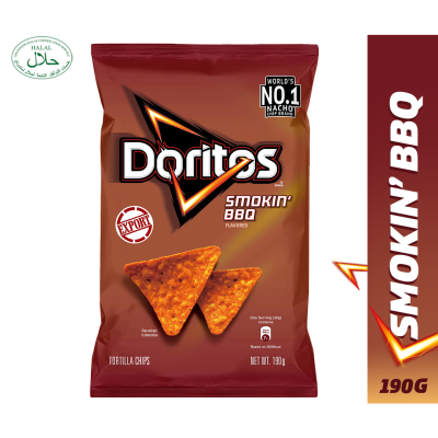 DORITOS SMOKIN' BBQ 190G x 8