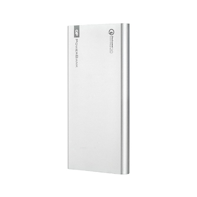 GP Portable Powerbank - Fast Speed Qualcomm 10000 - Silver GPFP10MBSE-2B1 (20 Units Per Carton)